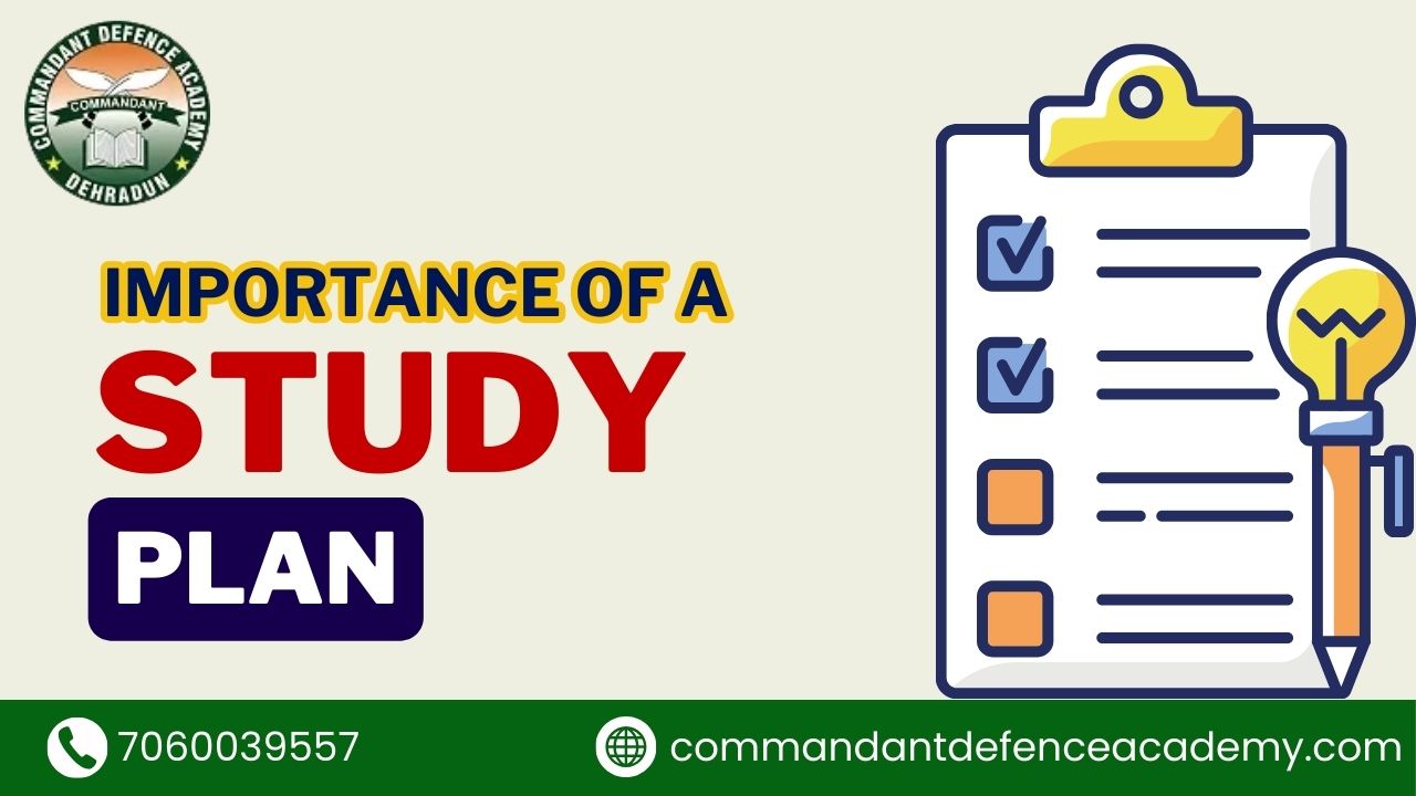 importance of study plan in nda exam