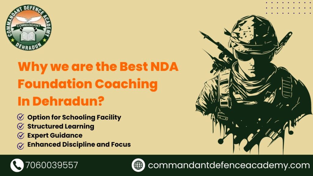 Why we are the Best NDA Foundation Coaching In Dehradun
